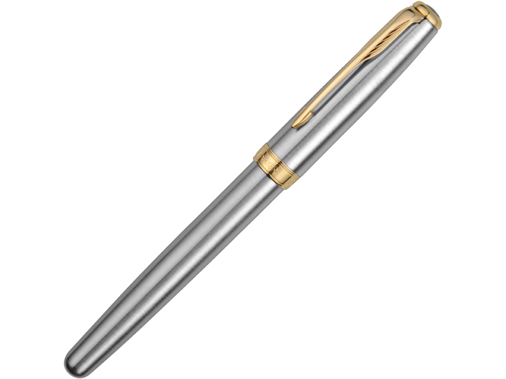 Ручка Паркер роллер Sonnet Stainless Steel GT с логотипом Parker | Print Logo