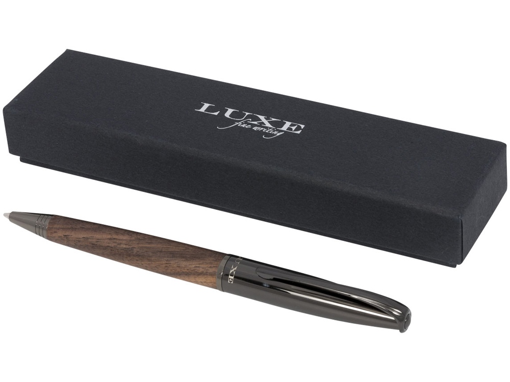 Ручка шариковая с деревянным корпусом Loure с логотипом Luxe | Print Logo