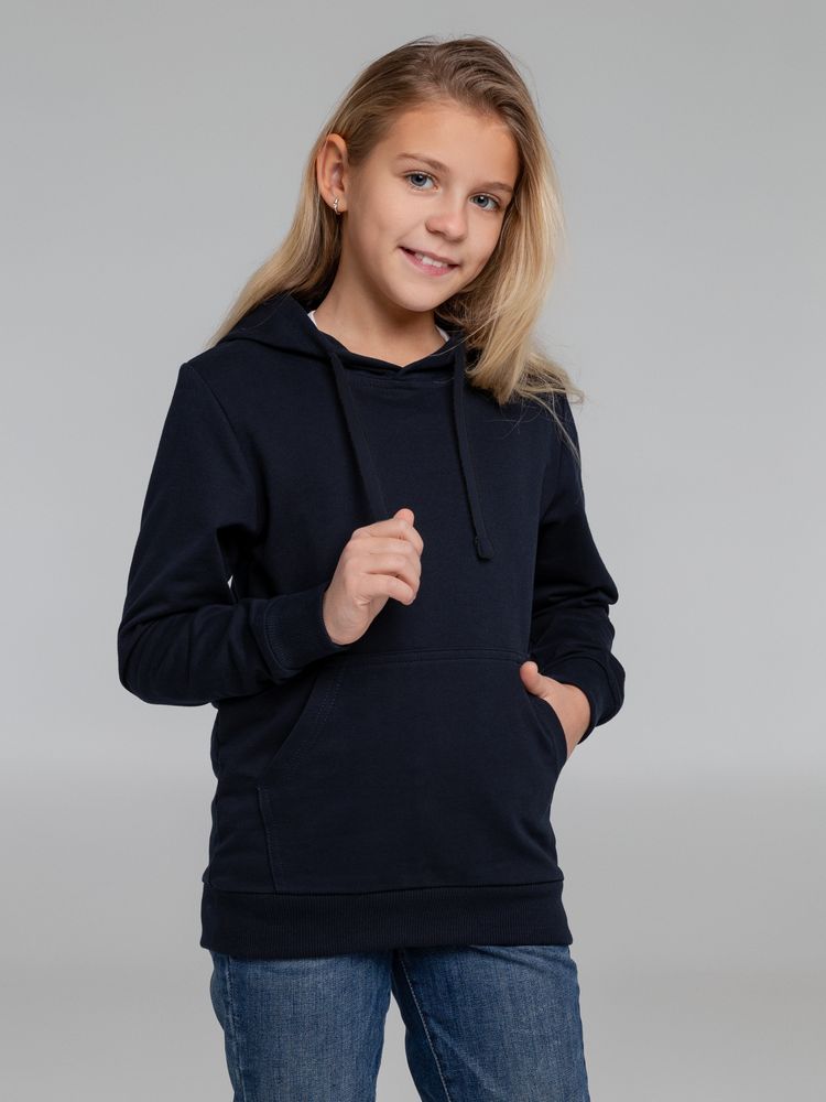 Худи детское Kirenga Kids 2.0, темно-синее, 8 лет
