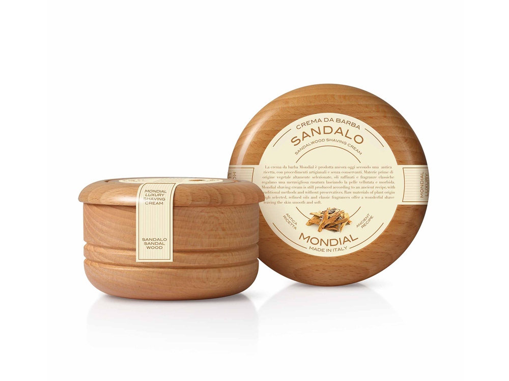 Крем для бритья SANDALO с ароматом сандалового дерева, 140 мл с логотипом MONDIAL | Print Logo