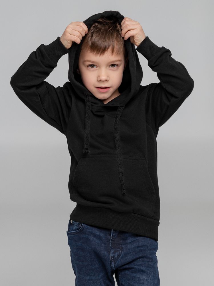 Худи детское Kirenga Kids 2.0, черное, 10 лет