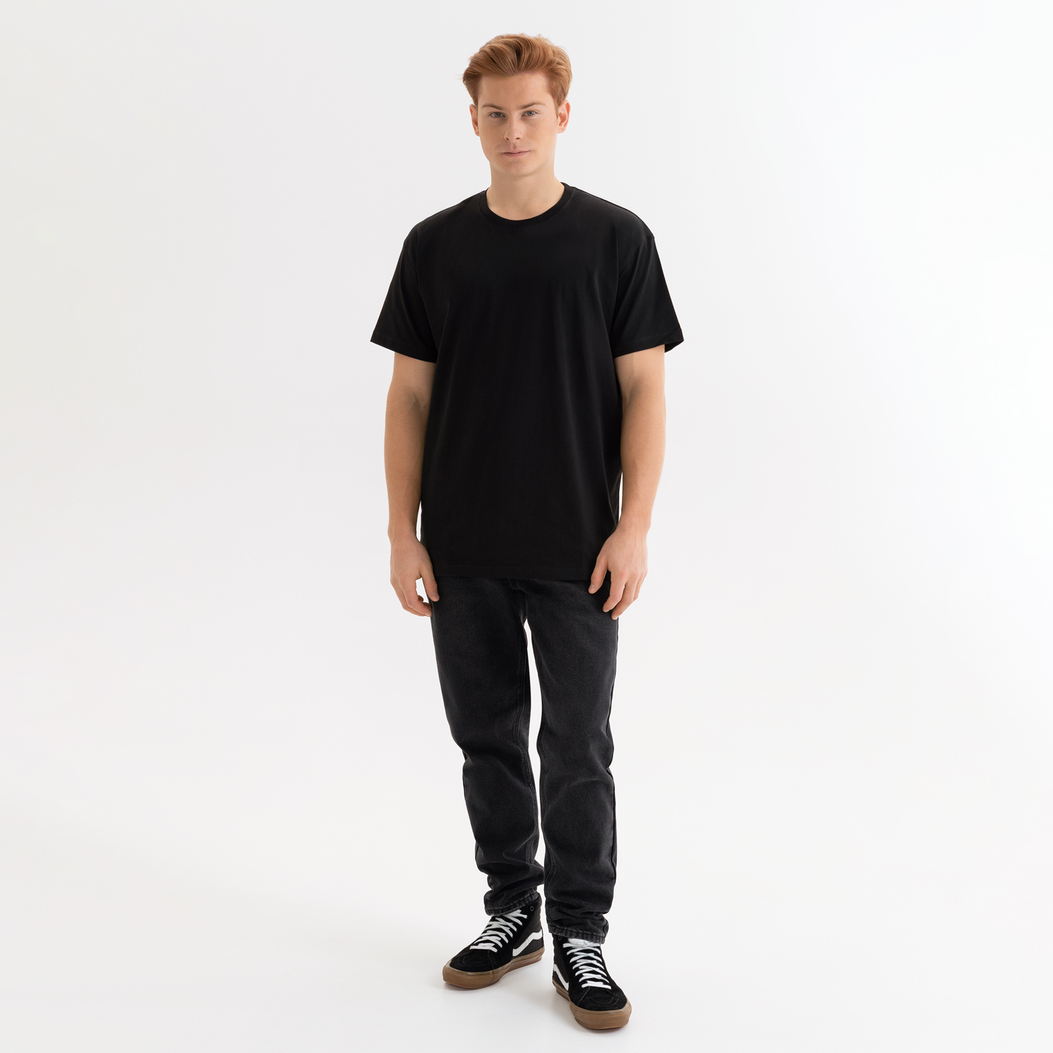 Футболка унисекс KRIS, 150 гр., черная