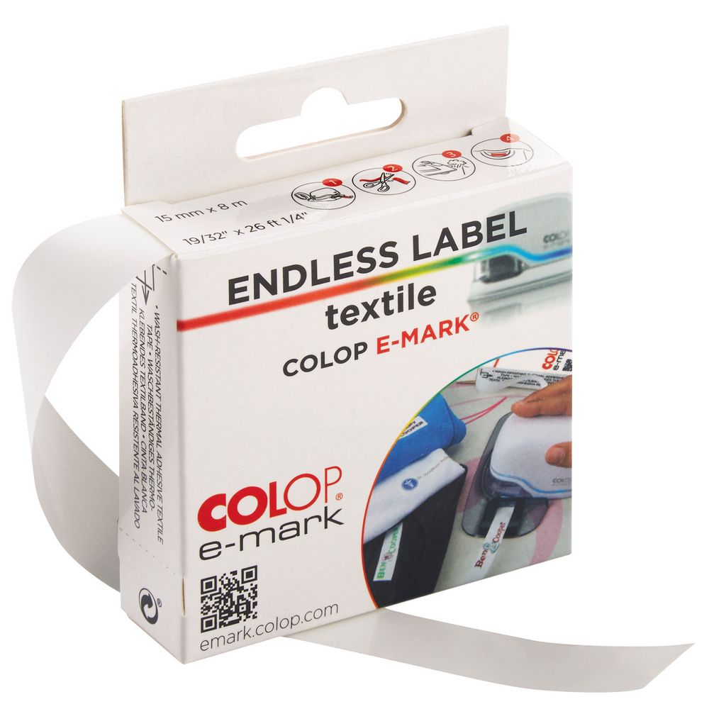 Термоклеевая лента Colop E-mark для текстиля с логотипом Colop | Print Logo