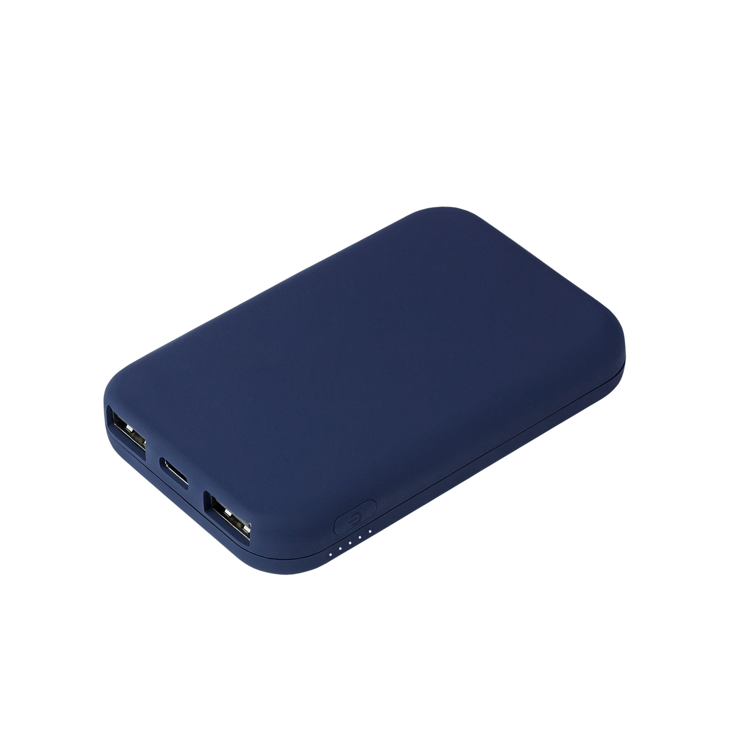 Внешний аккумулятор с беспроводной зарядкой Ultima Wireless Magnetic 5000 mAh, белый фото на сайте Print Logo.