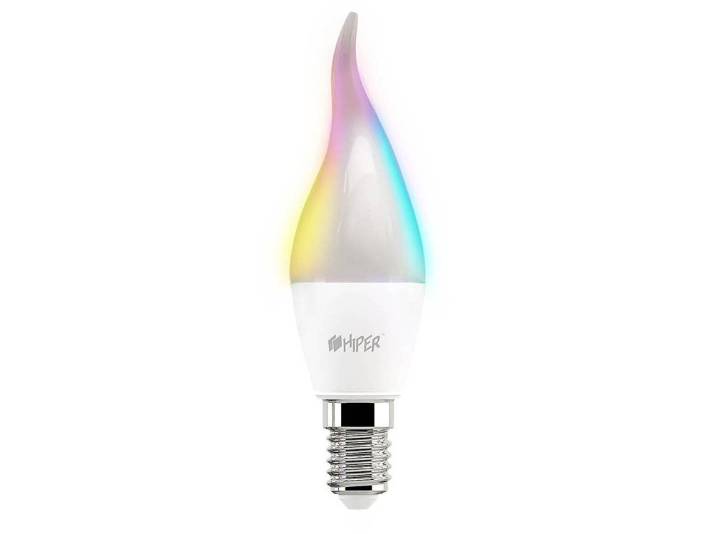 Умная LED лампочка IoT LED C2 RGB с логотипом HIPER | Print Logo