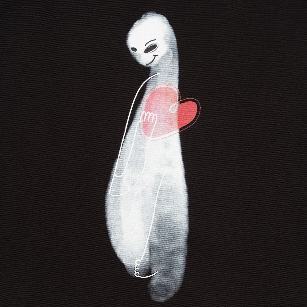 Холщовая сумка Ghost of Love — пример нанесения логотипа (Соль) | Print Logo