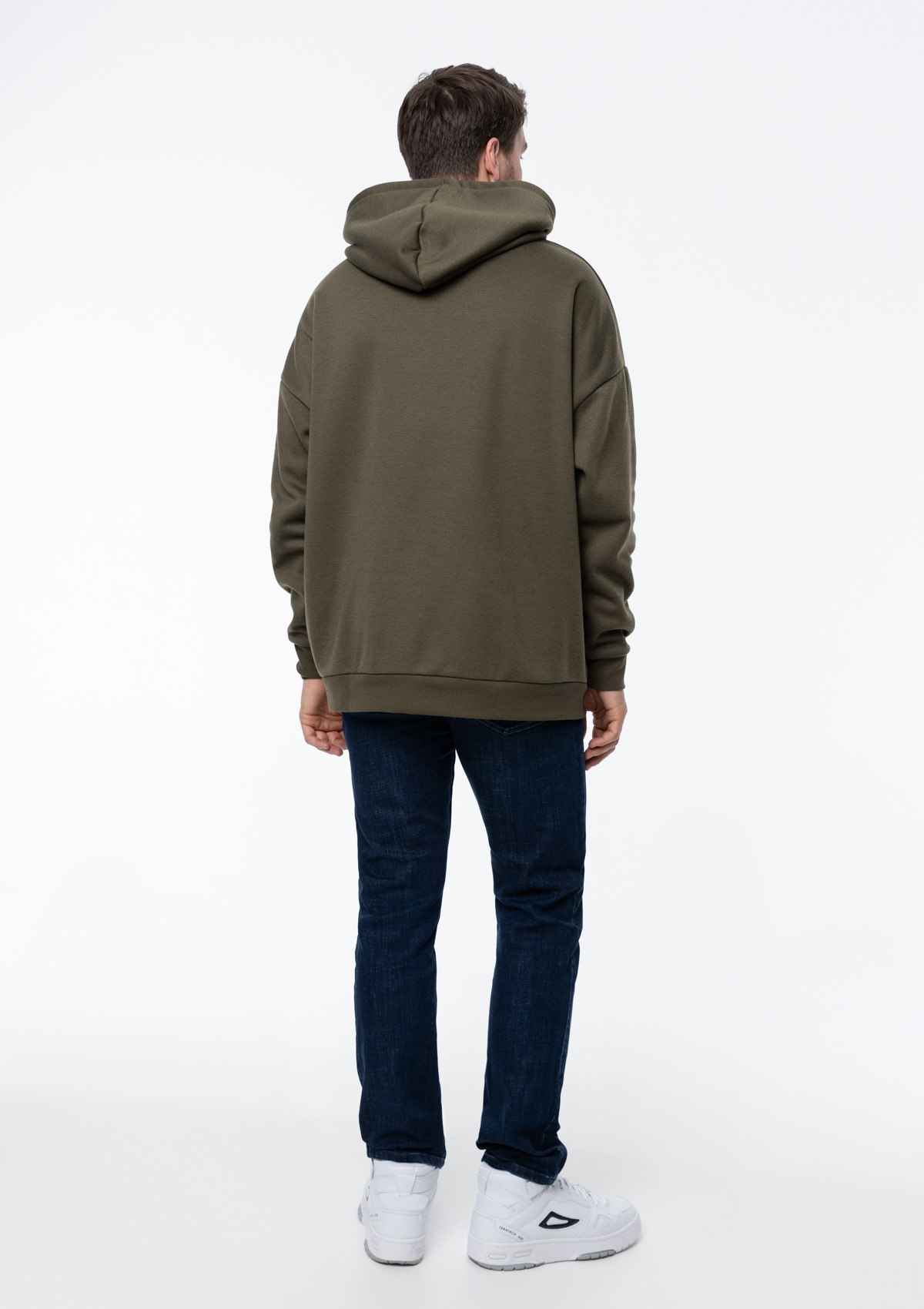 Худи унисекс STAN оверсайз интерсофт 320, 69, Оливковый хаки,  (36)  (54/XXL)