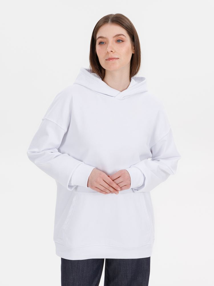 Худи оверсайз унисекс Outshine, белое, размер XL/2XL