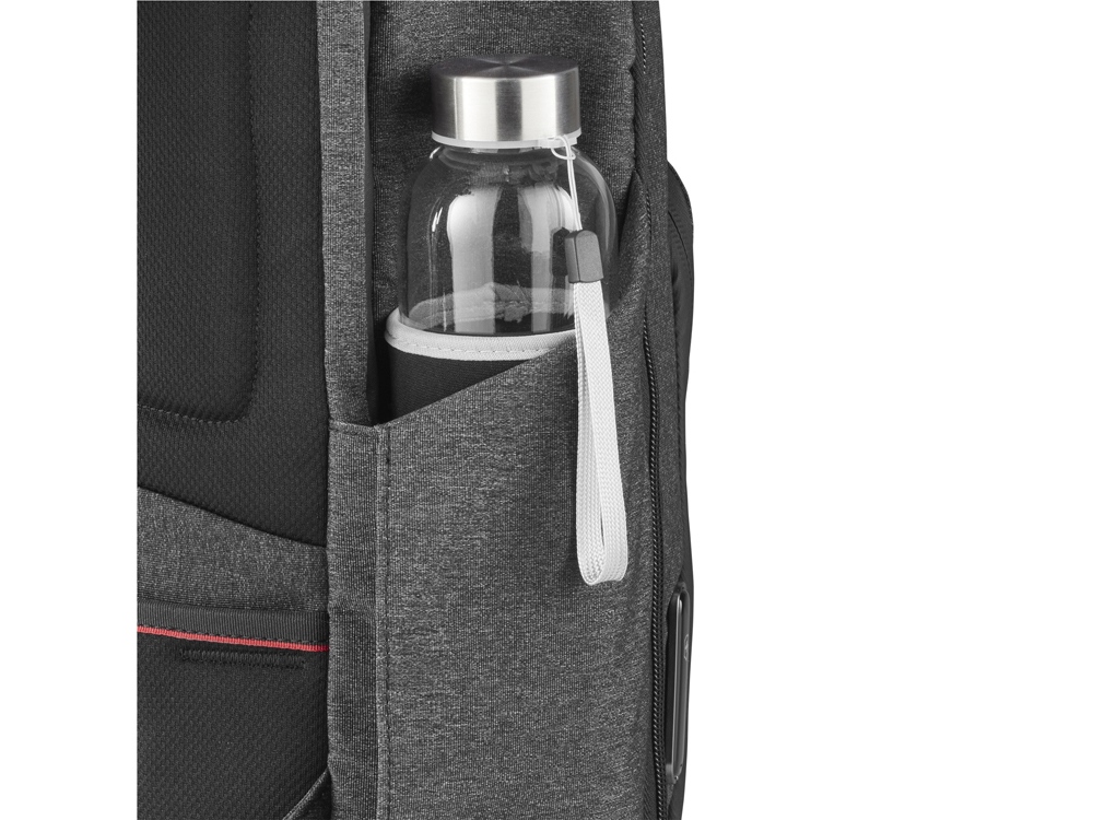 Рюкзак VICTORINOX Architecture Urban 2 Deluxe Backpack 15, серый, полиэстер/кожа, 31x23x46 см, 23 л