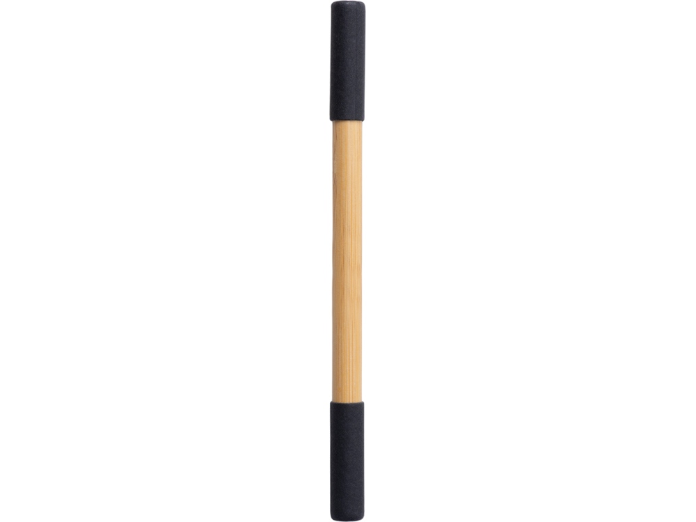 Вечный карандаш и ручка из бамбука Black bamboo, натуральный и черный