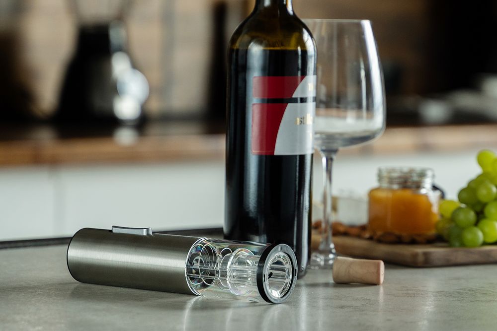 Электрический штопор с ножом для фольги Wine Diesel