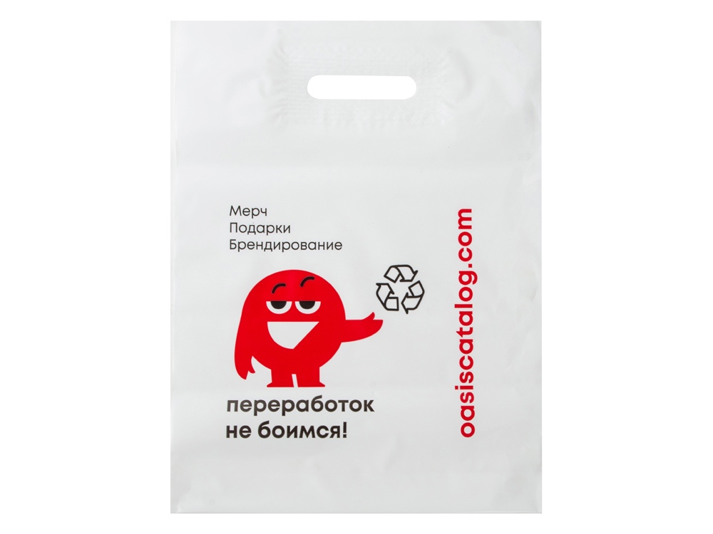 Фирменный пакет Oasis, S с логотипом  | Print Logo