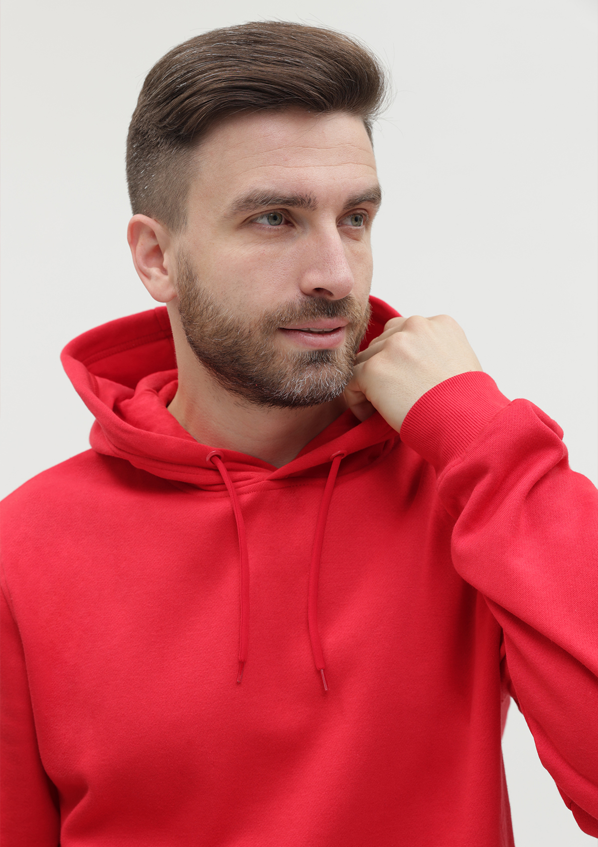 Худи унисекс STAN футер с начёсом 260, 20, Красный,  (14)  (42/XXS)