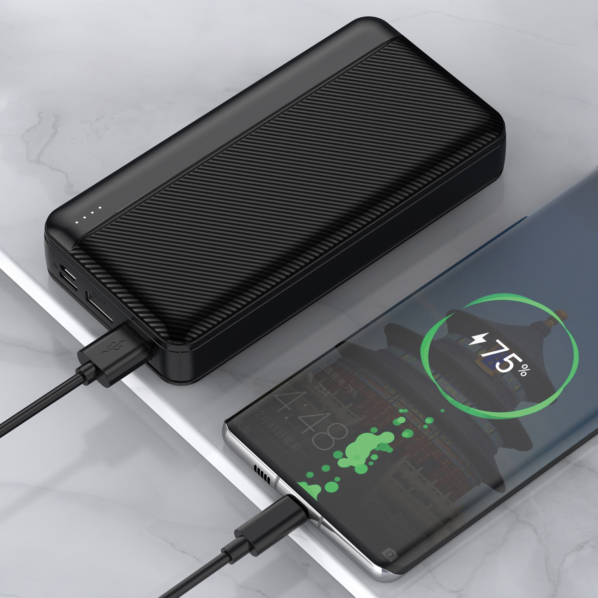 Зарядное устройство "Twenty line" 20000 mAh фото на сайте Print Logo.