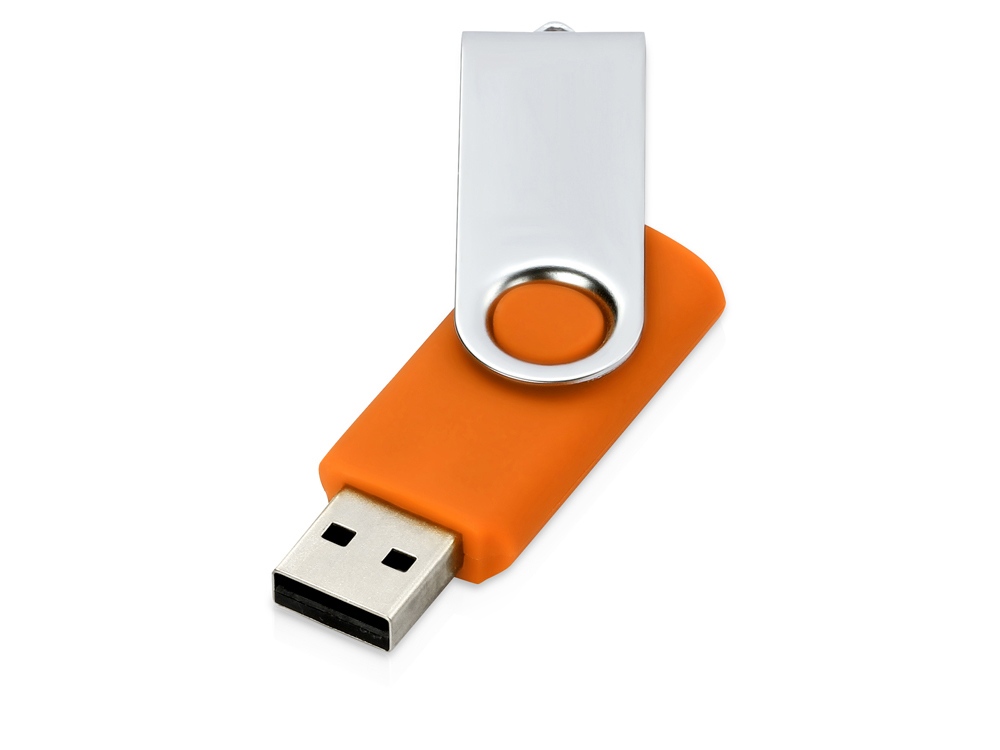 Флеш-карта USB 2.0 16 Gb Квебек, оранжевый