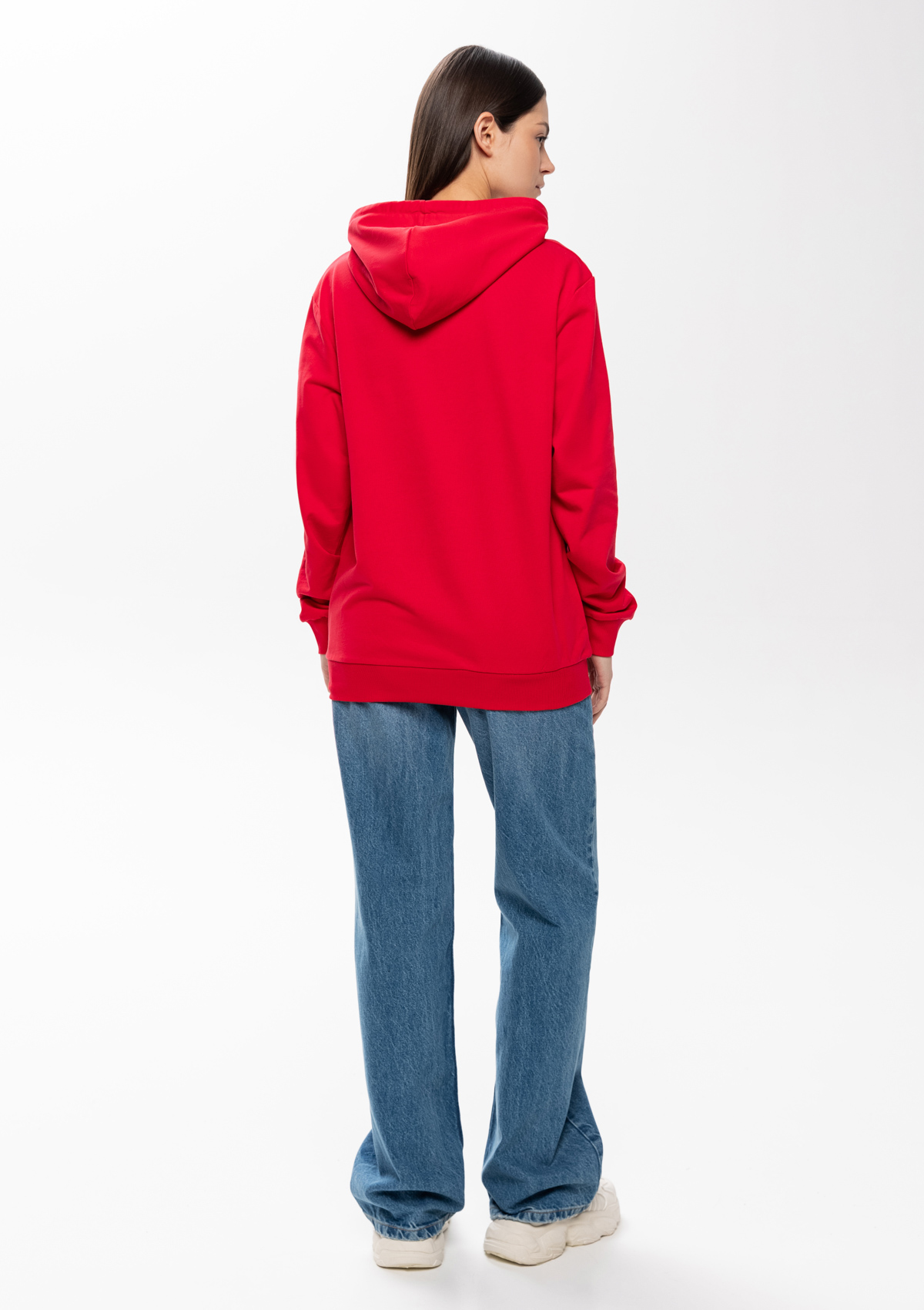 Худи унисекс STAN футер без начёса 260, 23, Красный,  (14)  (52/XL)