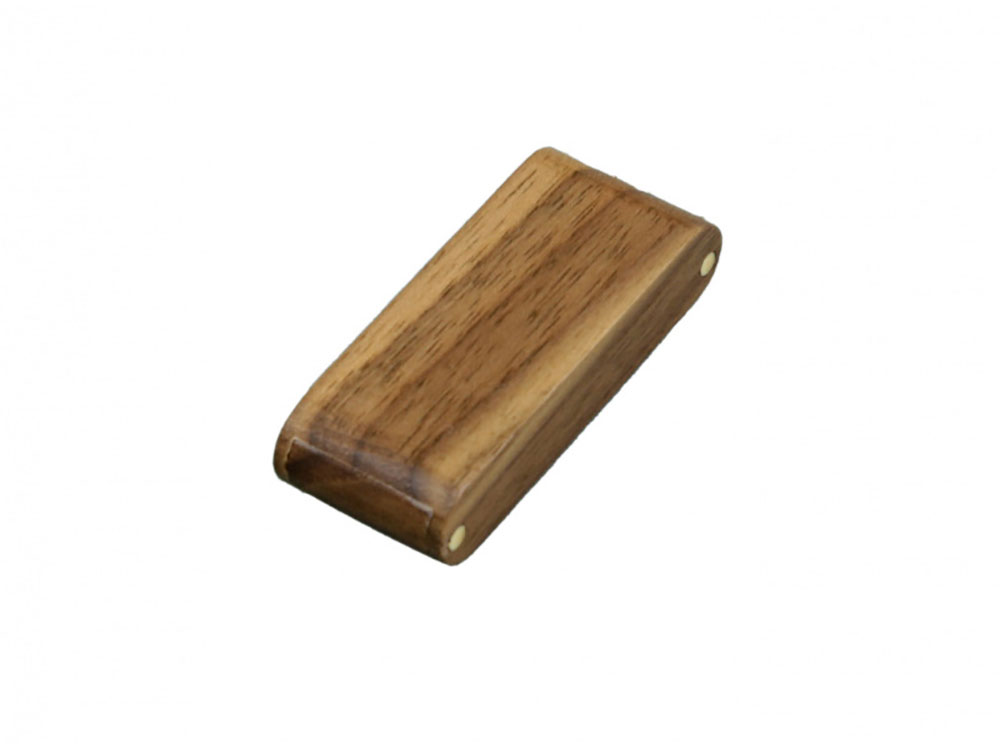 USB 2.0- флешка на 32 Гб прямоугольной формы с раскладным корпусом с логотипом  | Print Logo
