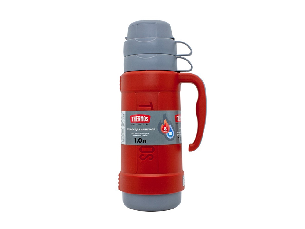 Термос со стеклянной колбой PICNIC 40 Series, 1000 мл с логотипом THERMOS | Print Logo
