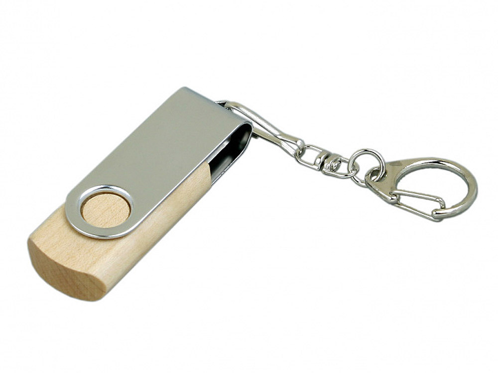 USB 2.0- флешка промо на 64 Гб с поворотным механизмом с логотипом  | Print Logo