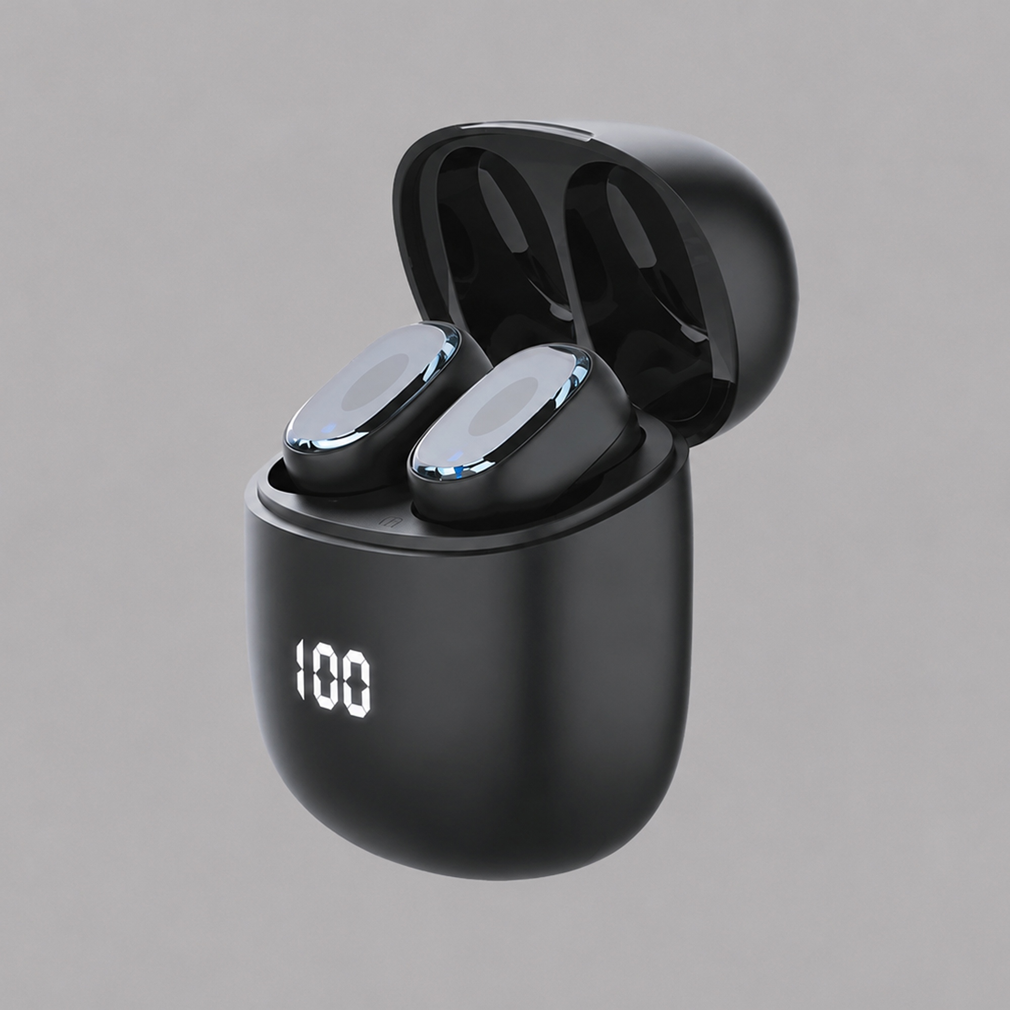 Беспроводные наушники с микрофоном Air Buds Pro, TWS, BT 5.3, LED, 300 мАч с логотипом Deppa | Print Logo