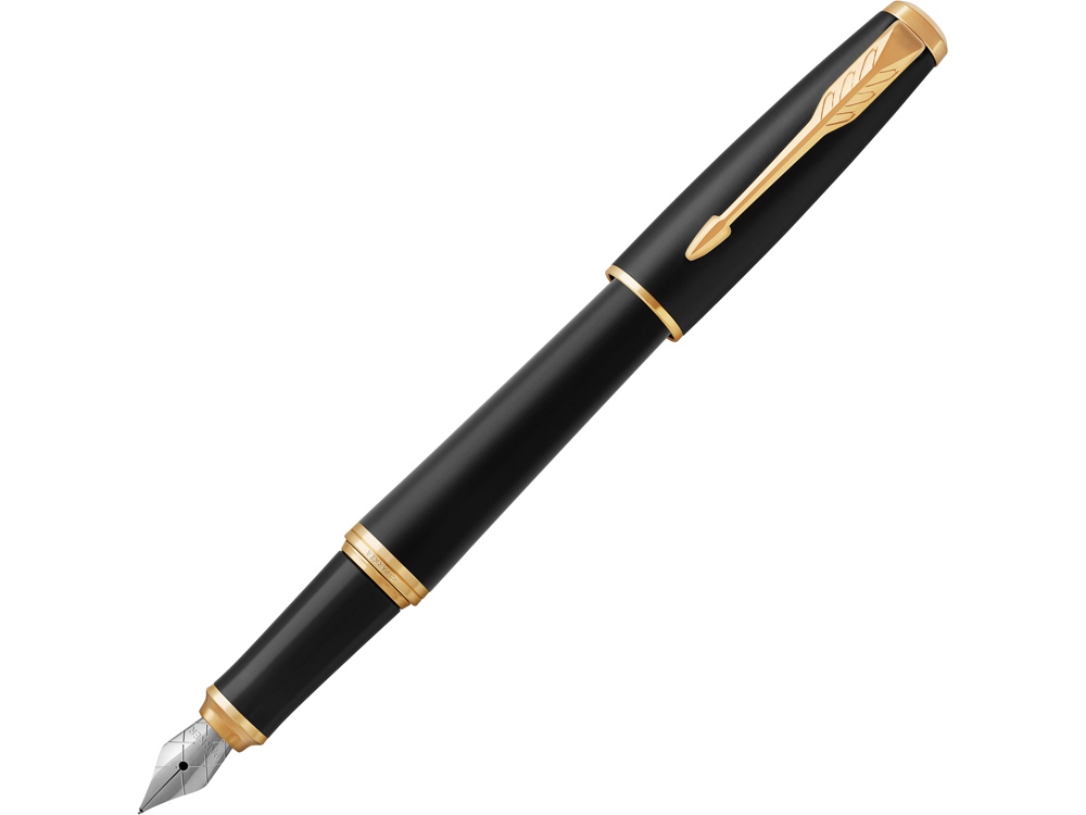 Ручка перьевая Parker Urban Core Muted Black GT с логотипом Parker | Print Logo