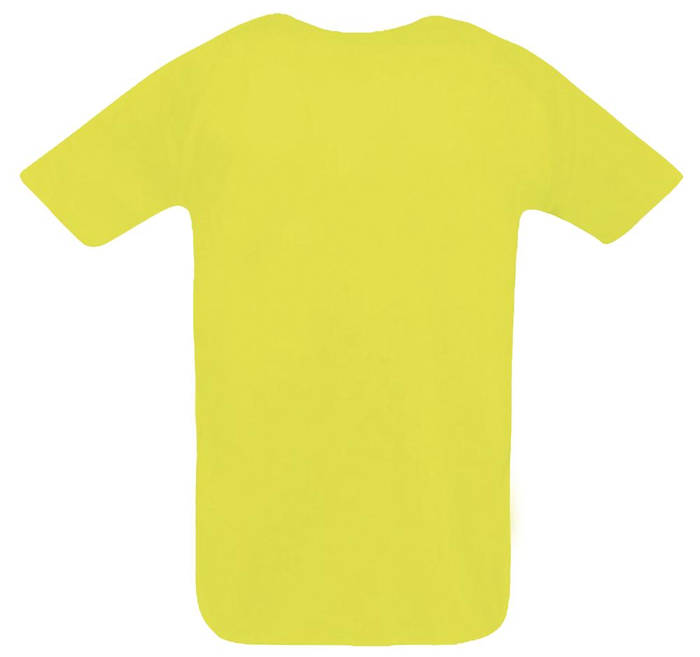 Футболка унисекс Sporty 140 желтый неон, размер M