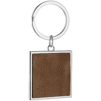 Брелок Brown Square с логотипом  | Print Logo